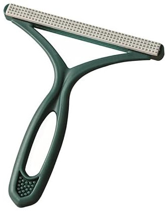 Pet Hair Remover for Carpet Sofa Car Furniture Stairs Pet Bed Rugs Silicone Cat Fuzz Cleaning Reusable Tool Portable Lint Remover Carpet Rake Removal Dog Hair Scraper for Clothing - (Green)