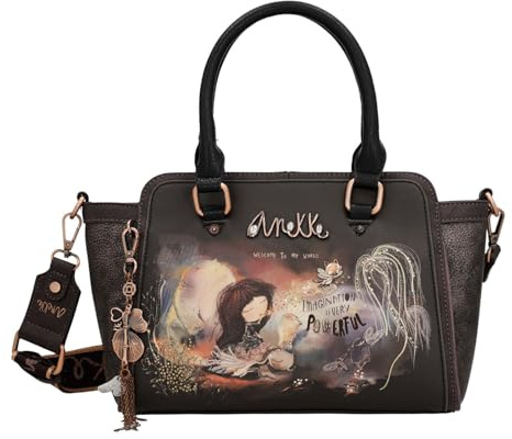 Anekke Bolso Bowling Grande Dreamverse - Gran Capacidad | Bandolera - Medidas: 34-27/20/12 Cm - Accesorios Y Complementos Mujer