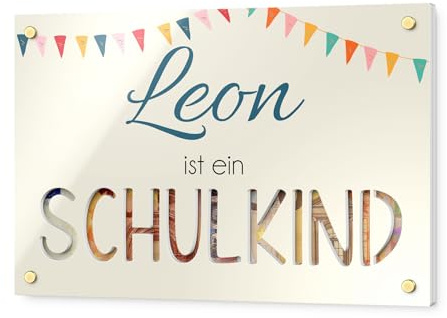 CHRISCK design Personalisiertes Geldgeschenk für Schulanfang Mädchen & Einschulung Geschenk Jungen - Geschenkidee Schuleinführung - Einschulungskarte Endlich Schulkind - Glückwunschkarte Grußkarte
