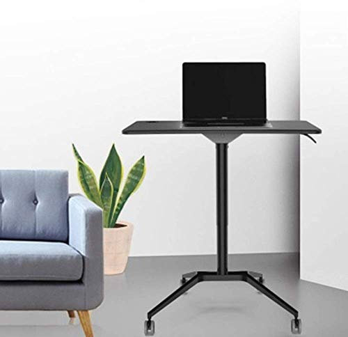 XAoSCd Rednerpult-Podiumständer, Rednerpult-Podiumständer, Rednerpult-Podiumständer, Mobiler Laptopwagen, Stehpult Fürs Büro, Nachttisch, Sofa, Couch, Liegetablett Mit Rädern Für,Black