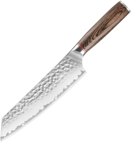 Set di coltelli da cucina Super Value 1-7 pezzi in acciaio inossidabile imitazione Damasco fatti a mano for tagliare, affettare, sbucciare, utensili universali(Kiritssuke Knife)