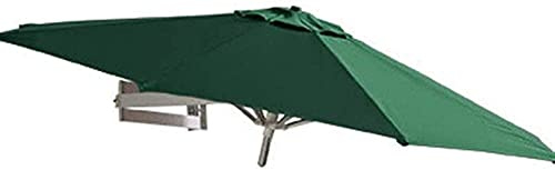ZJFHEYUO Sun Parasol Umbrella Garden 8ft / 250cm Parasols Wall Balcony Patio Umbrella Garden Wall Mounted Cantilever Tilting Sunshade Umbrella, Off