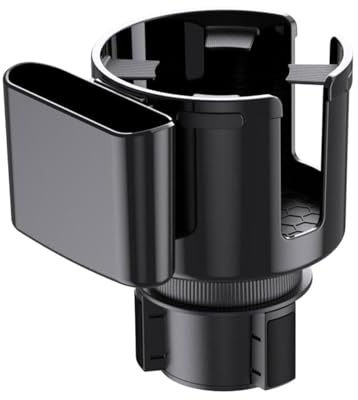 AUJSHDH Getränkehalter Auto, für Smart fortwo 451 450 452 453 454 Cabrio Forfour Coupe Auto Becherhalter mit Verstellbarer Boden und Untersetzer Für Kaffeebecher Und Getränkedose