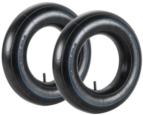 DASBET 2 Pack 4.80/4.00-8 Inner Tubes with TR-13 Straight Valve Stem | Heavy-Duty Replacement Inner Tube for Lawn Mowers, Go Karts, ATVs, Yard Tractors, Wheelbarrows and More (Fit 4-4.8Wide)