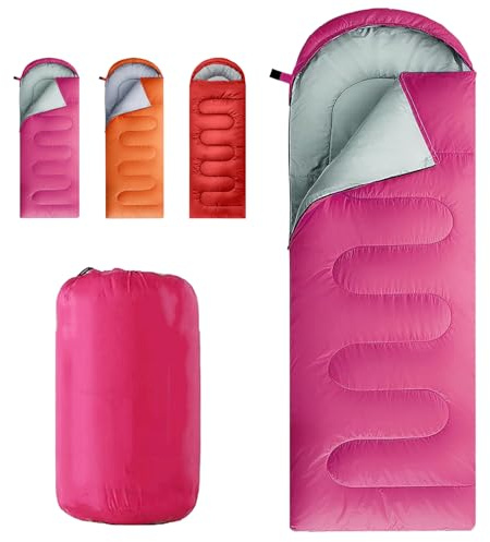 Sleeping Bag for Camping,Sleeping Bags for Adults Backpacking Waterproof,3 Seasons Adult Blanket,Small Packed Ultralight Carry Bag, Soft,Thick and Warm,for Outdoor Camping,Travel,Hiking