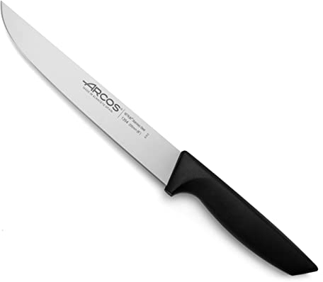 Arcos Serie Niza - Cuchillo de Cocina - Hoja de 200 mm - Mango Color Negro
