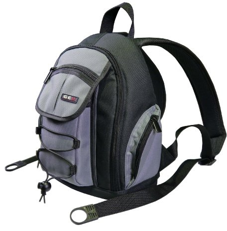 GEM Titanium Backpack for Samsung NX500 Compact System Camera and Accessories - Weather Cover Included - Life Time Warranty (Gey/Black)