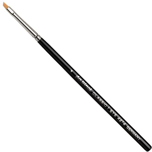 da Vinci, CLASSIC Eyelinerpinsel, vegan, Kunstfaser, Gr. 4, präzise & gleichmäßige Linienführung, vielseitig für Kajal, Lidschatten & Eyeliner, Handmade in Germany, Größe 4
