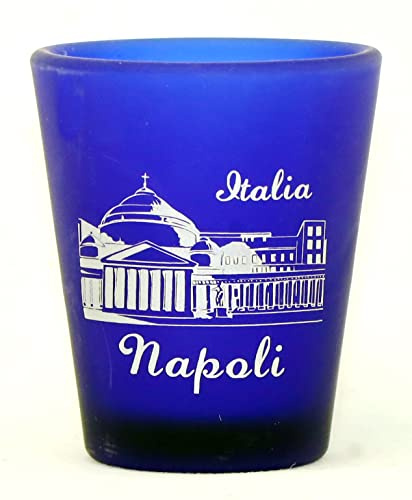 Naples (Napoli) Italy Cobalt Blue Shot Glass by World By Shotglass