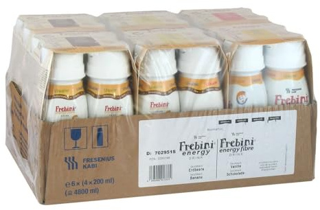 Fresenius Kabi Frebini Energy Drink MiK.b.frei/b.halt.Trinkflasche, 24 x 200 ml, 1er Pack (1 x 5,5 kg)