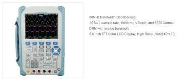 GOWE dDigital oscilloscope numérique portable (oscilloscope/main multimètre multitester analogique