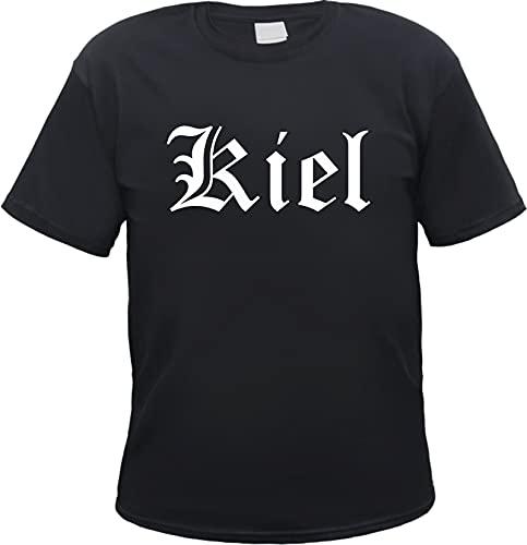 Kiel Herren T-Shirt - Altdeutsch - Tee Shirt Schwarz M