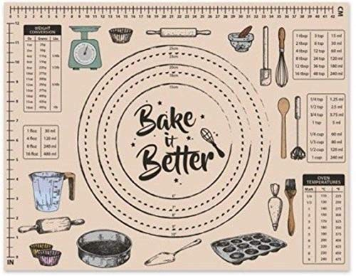 Caseeto Tempered Glass Worktop Saver Cutting Board, Large 45cm, Beige