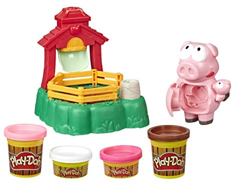 Play-Doh Animal Crew Pigsley Kleine Schweinchen Spielset, Knete für fantasievolles und kreatives Spielen