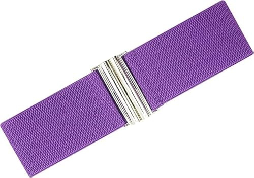 Ro Rox Damen Breiter Elastischer Taillengürtel im Retro Vintage Stil – Stretchgürtel für Kleider, 50er Jahre – Moderne Schnalle, Mehrere Farben