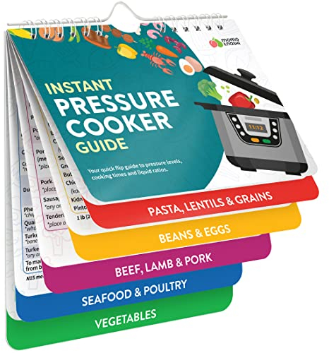 Imán de Hoja de Trucos magnéticos para Olla instantánea, Accesorios para ollas instantáneas, Libros de Cocina, guía de cocción a presión, folleto Instapot de 7 x 6 Pulgadas, Cocina instantánea