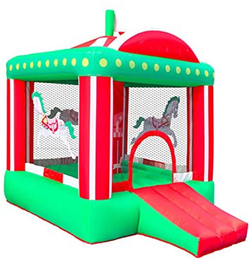 AIYIFUTY Casa de Castillo Hinchable para niños, trampolín Inflable, Juego al Aire Libre, Actividad de jardín para niños, 2,8x1,95x2,4 m