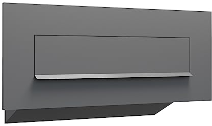 Mauerdurchwurf Briefkasten Nova in Anthrazit