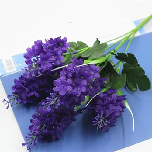 ZEYRU Blaue Vielfalt Pfingstrosen Kunstblumen Blumenstrauß Hochzeitsdekoration Heim Tischdekoration Himmelblaue Kunstblumen Hochzeit Wohnaccessoires-Hyazinthe 2