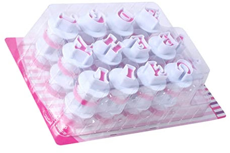 LIFKOME Set Di 26 Forme Per Biscotti A Forma Di Molla Per Taglio A Pressione Per Fondente E Biscotti Fai Da Te