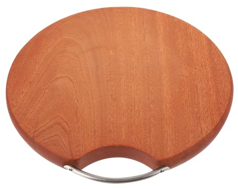 COLLBATH Holz Schneidebrett Runde Form Doppelseitig Küchenbrett Aus Massivholz Schneidebrettchen Für Fleisch Obst Gemüse Schneiden