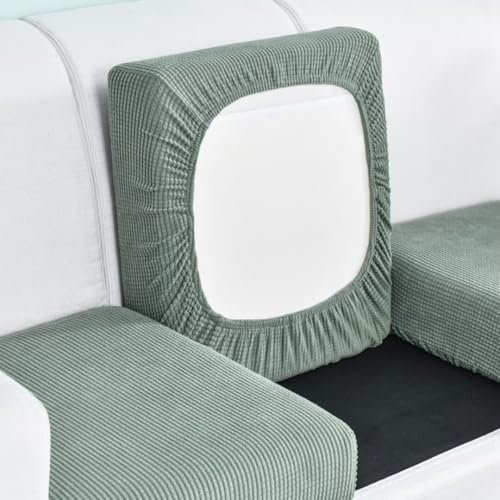 Stretch-Sofa-Sitzkissenüberzug, rutschfest, Couchkissenüberzüge für Sektional-Sofas, Ersatz-Sitzmöbel, Einzelkissen, Sofabezug