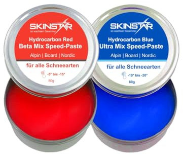 SkinStar Hydrocarbon Beta-Ultra Mix Speed-Paste Set Skiwax Skiwachs Wachspaste fluorfrei