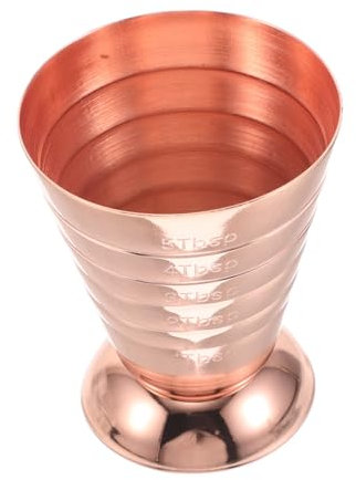 Generico Misurino per Cocktail Jigger Singolo Misurino per Bar Tazza da Oncia Precisa per Barman Robusto Acciaio 304 Design Giapponese
