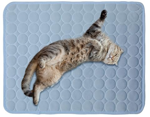 Kühldecke für Hunde – rutschfeste und waschbare Hundedecke, faltbar, für Welpen, Katzen und Senioren (Innen, Outdoor, Haus, Büro)