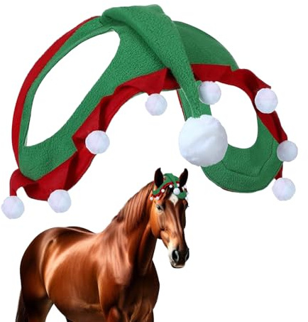 Generisch Weihnachtsmützen Für - Weihnachts Kopfschmuck Und Dekoration - Parade Mützen | Für Die Party Und Festliche Parade Show Zubehör In Der Weihnachtszeit Für Den Reitsport
