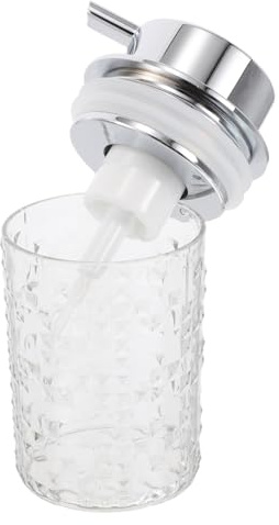Alipis Distributeur de Savon Moussant Transparent avec Pompe Bouteille Rechargeable pour Mousse Nettoyante Mains Salle de Bain et Cuisine