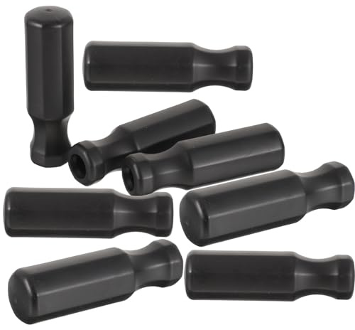 DECHOUS 8 pezzi Impugnature Biliardino Professionali Antiscivolo Manopole per Tavolo Calciobalilla Ergonomiche e Facili da Installare Ricambio Compatibile per Mani Piccole