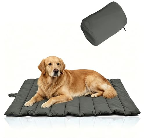 BOFITENG Reisedecke Hund, 110 x 68 cm Maschinenwaschbares Hundebett, Hundedecke für Unterwegs, wasserdichte Hundematte für Draußen Reise & Auto Kofferraum Komfortkissen