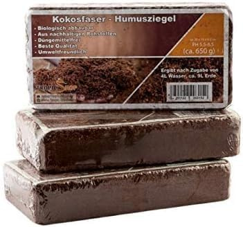 Kokoseinstreu Bodengrund - Kokosziegel für Reptilien - einfach partitionierbare Kokoserde - XXL Humusziegel als Terrarium Einstreu Cocoground Kokosgrund Kokoshumus Kokosziegel kokos quellerde