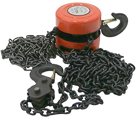 Oypla 2 Ton Chain Lifting Block & Tackle Hoist Heavy Duty Load