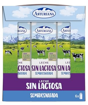 CLA Leche Sin Lactosa Semidesnatada Pack 6x1L