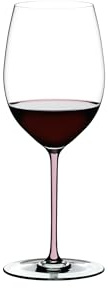 RIEDEL FATTO A MANO BY Cabernet/Merlot - Pink - Einzelpackung, Weinglas, Kristallglas, Spülmaschinenfest - 4900/0P