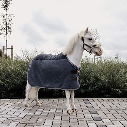 Kentucky Horsewear Tiny Heavy Fleece Abschwitzdecke Pony, Größe:80, Farbe:grau