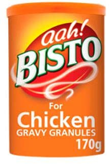 3 x 170 g Bisto Hähnchensauce Granulat Kochen Sauce Fleisch Braten Würzen