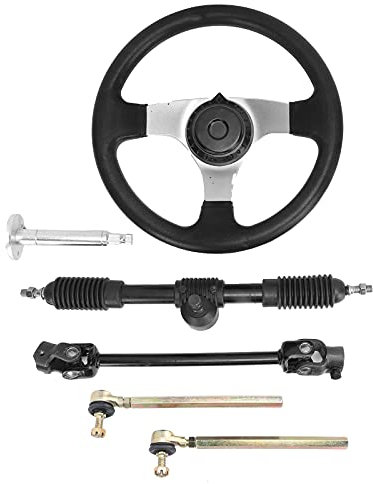 Lenkrad, Schwarz Zuverlässige Lenkradwelle für Go Kart