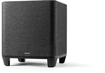 Denon Home Subwoofer, 8' Woofer, HEOS Built-In, Wi-Fi & Bluetooth, Compatible with Soundbars and Speakers - Black