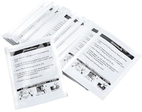 Tarjetas de Limpieza de Tarjetas de Crédito, 50 Unidades de Tarjetas Limpiadoras de Lectores de Tarjetas de Crédito, Tarjetas de Limpieza de Terminales Deslizantes para Cajeros