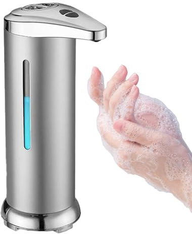 Automatisk tvåldispenser – automatisk tvåldispenser, batteridriven automatisk beröringsfri tvåldispenser | Smart elektrisk dispenser med uppgraderad sensor för handrengöring tvål
