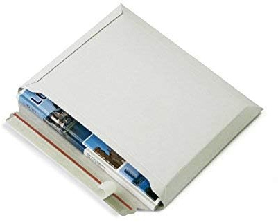 Versandtaschen weiß Vollpappe (Querbefüllung) Karton DIN A4 - flach: 315x240mm / aufgestellt 280x190x40mm (PS.163) (500)