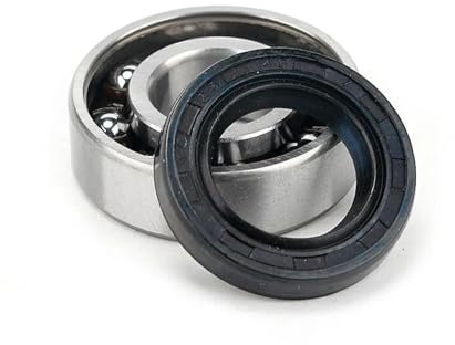 FTMRBOQI TC-24 * 32 * 34 * 35 * 36 * 38 * 40 * 42 * 43 * 45 * 47 * 48 * 50 * 52 * 4/5/6/7/8/9/10/12 Wellendichtring, Nitril beschichtet, Doppellippe mit Feder(24x36x11mm 2pcs)