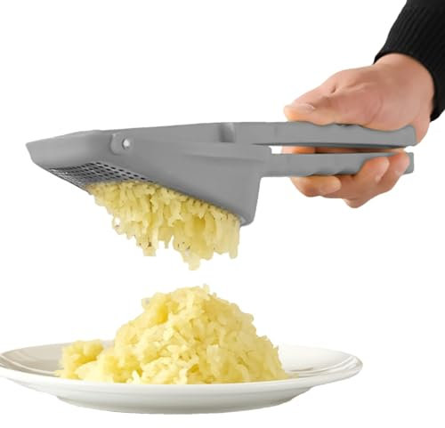 Spremiapatate per patate, schiacciapatate in acciaio inox, schiacciapatate a mano in acciaio inox, schiacciapatate a mano liscia in acciaio inox, strumento per purè di patate