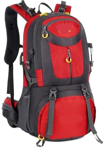 OUYUE Sac À Dos De Voyage Sac à Dos de randonnée Voyage Pêche Escalade Camping Randonnée Sac à Dos de Trekking pour Camping Trekking(Rot)