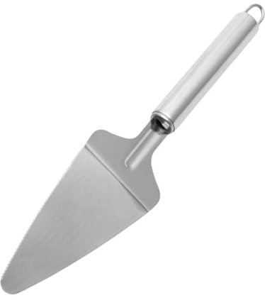 COLLBATH Raschietto per Pizza in Acciaio Inox Paletta Pizza Lama Seghettata Strumento per Cuocere E Servire Alimenti Pala per Torta E Formaggio