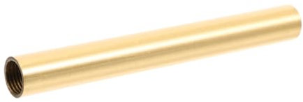 NUOBESTY Copper M10 Internal Threaded Wall Lamp Stem, Straight Tube Lighting Accessory, Easy to Install Replacement Part for DIY Lighting and Living Room Fixtures