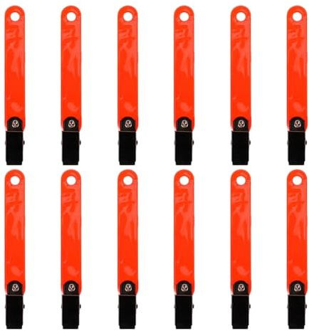 Baumtrailmarkierung - PVC-Signalband, Reflektorstifte, Markierungsstreifen | 12 Sätze wasserdichter Warngurt mit starker Sichtbarkeit, Außenband für D-Markierungen
